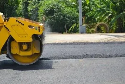 Obras de pavimentação